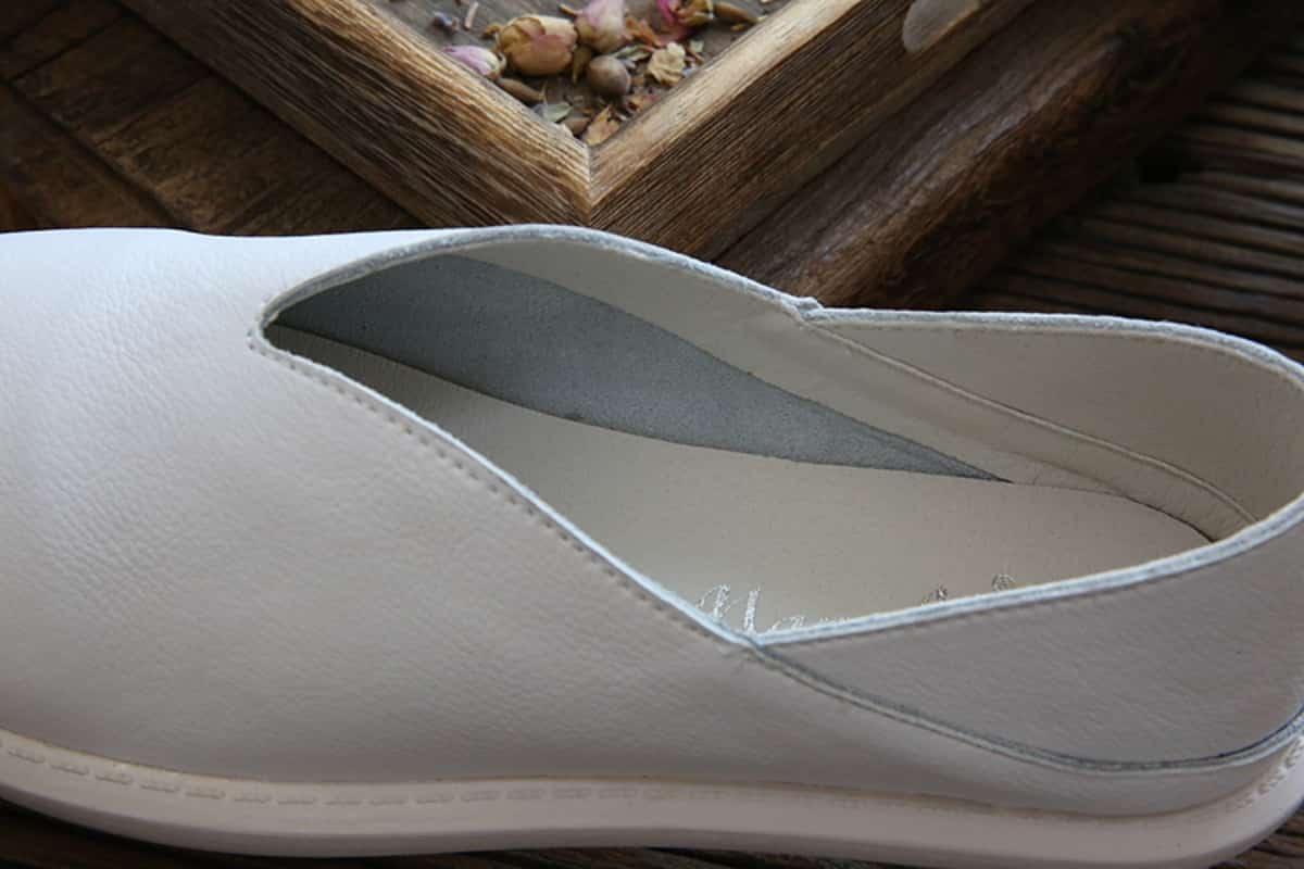 Leather round head flats, comfortable soft soles in summer, versatile little white shoes, single shoes for women