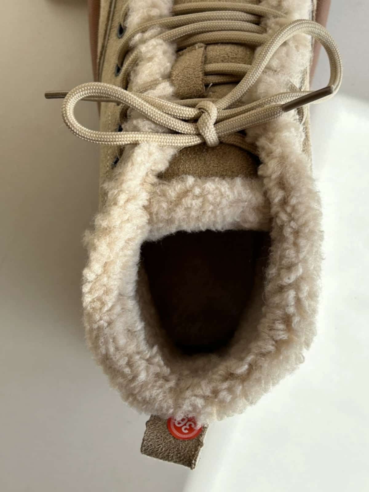 Imitation lamb wool round head strap-up flat-bottomed short boots winter velvet snow boots