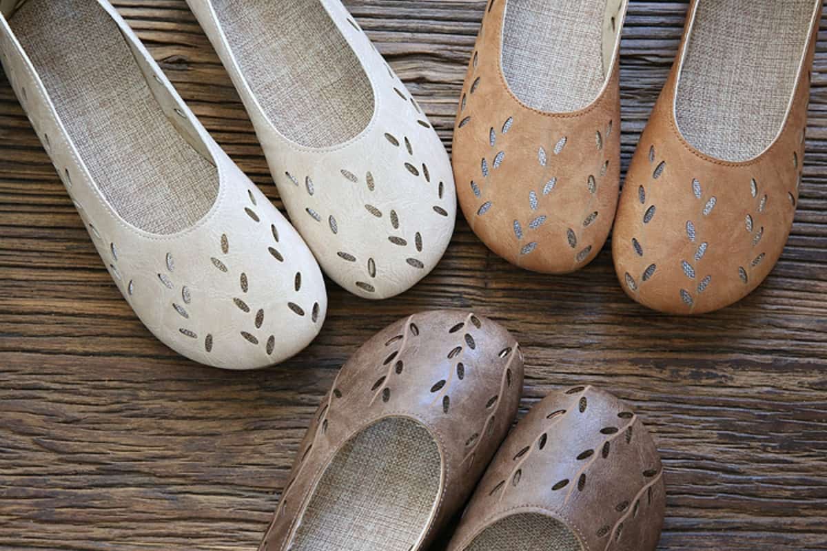 Hollow bag head flat shoes summer cotton and linen breathable and comfortable shallow mouth single shoes women