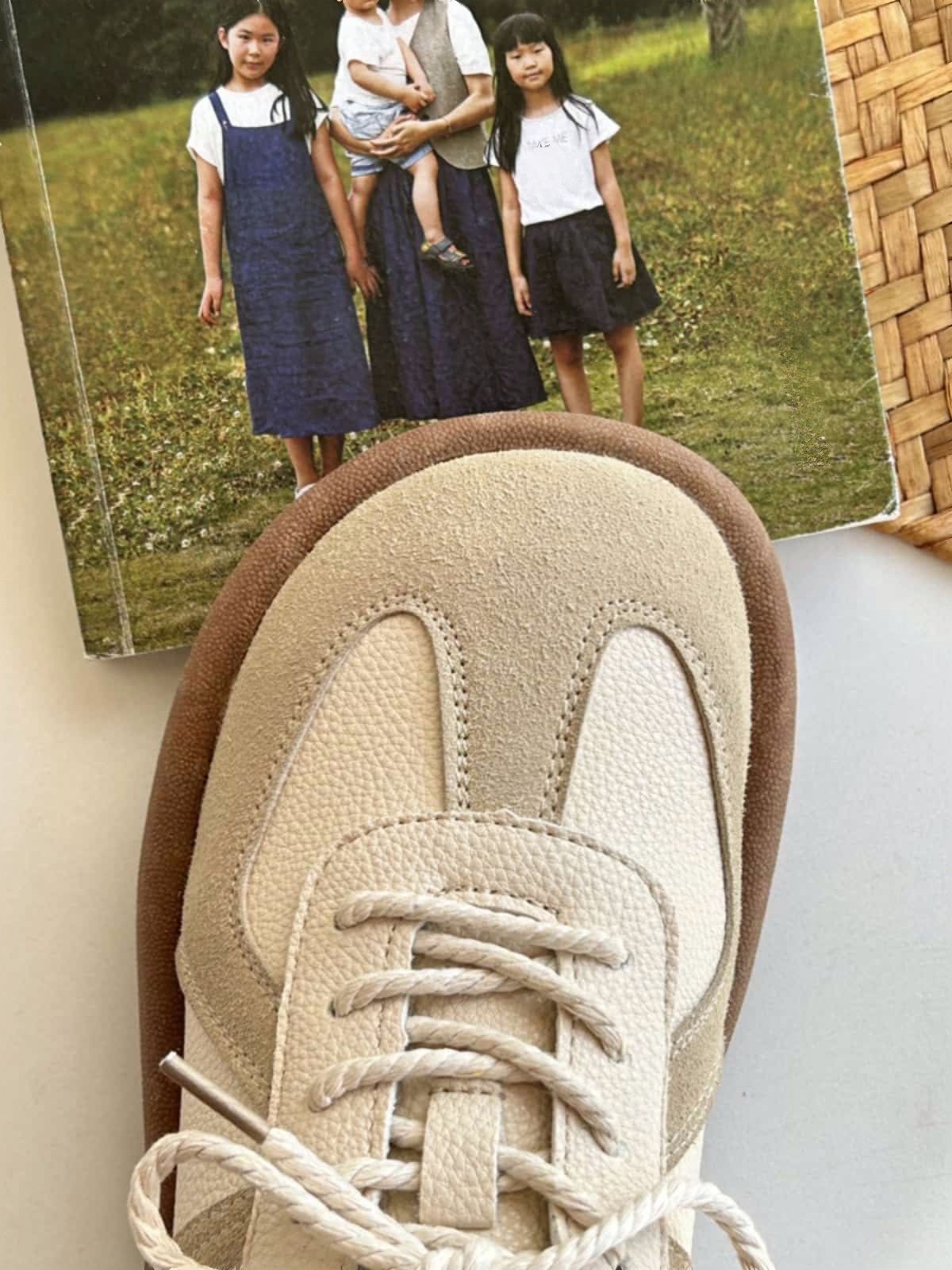 Round head lace-up flat shoes, new soft-soled deep-mouth single shoes, German training shoes autumn