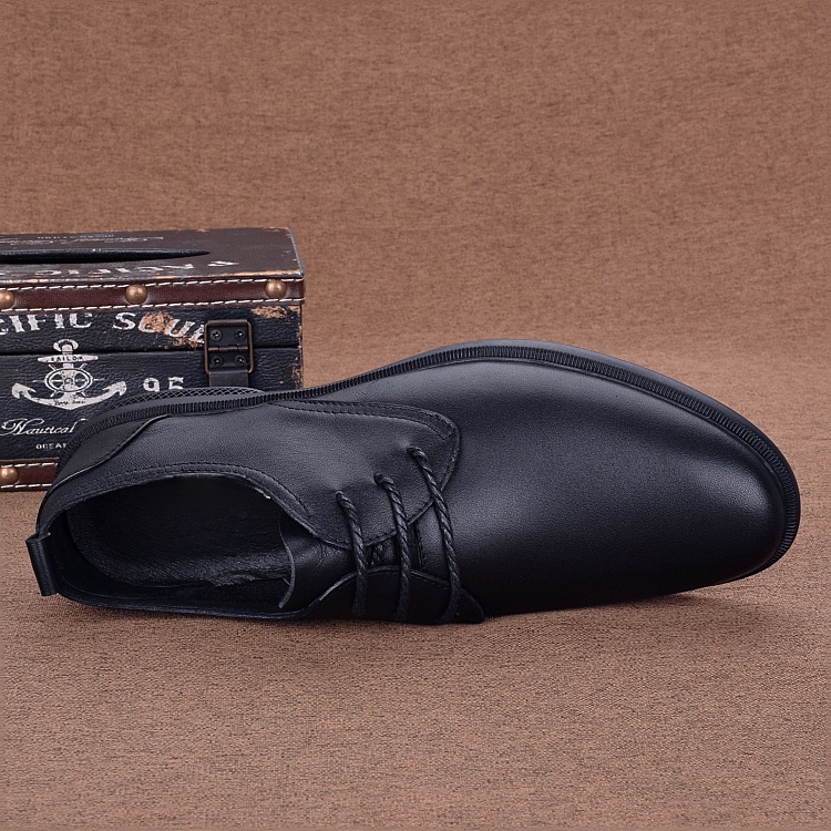 Men's casual leather shoes soft leather soft sole leather breathable business versatile men's shoes Korean version driving shoes