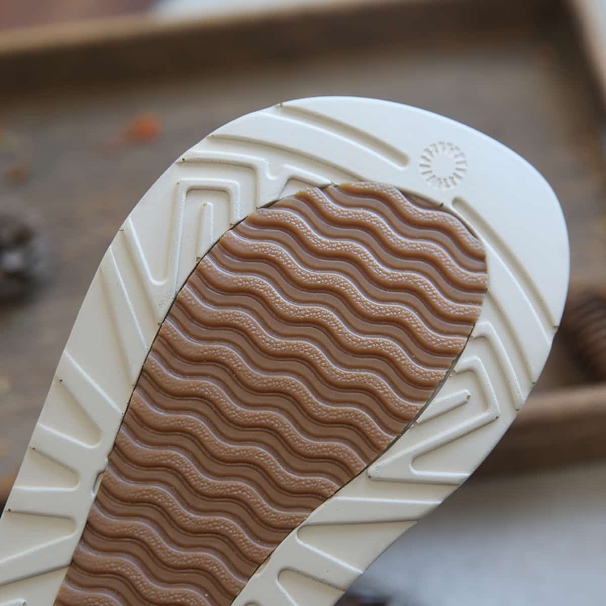 Leather round head lace-up platform big head shoes cute shoes handmade comfortable single shoes