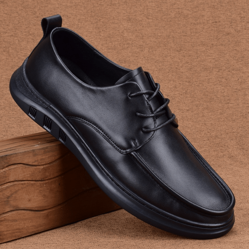 Spring and Autumn new first-layer cowhide men's shoes business dress men's leather shoes British soft leather soft sole leather single shoes