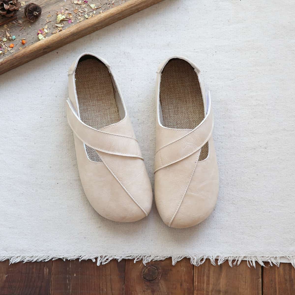 Baotou flats summer new handmade comfortable cotton and linen breathable grandma shoes single shoes women
