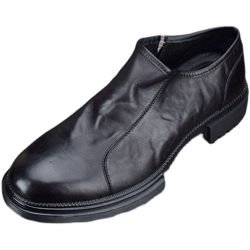 Genuine leather breathable single-layer cowhide business leather shoes men's trend low-top youth casual small leather shoes