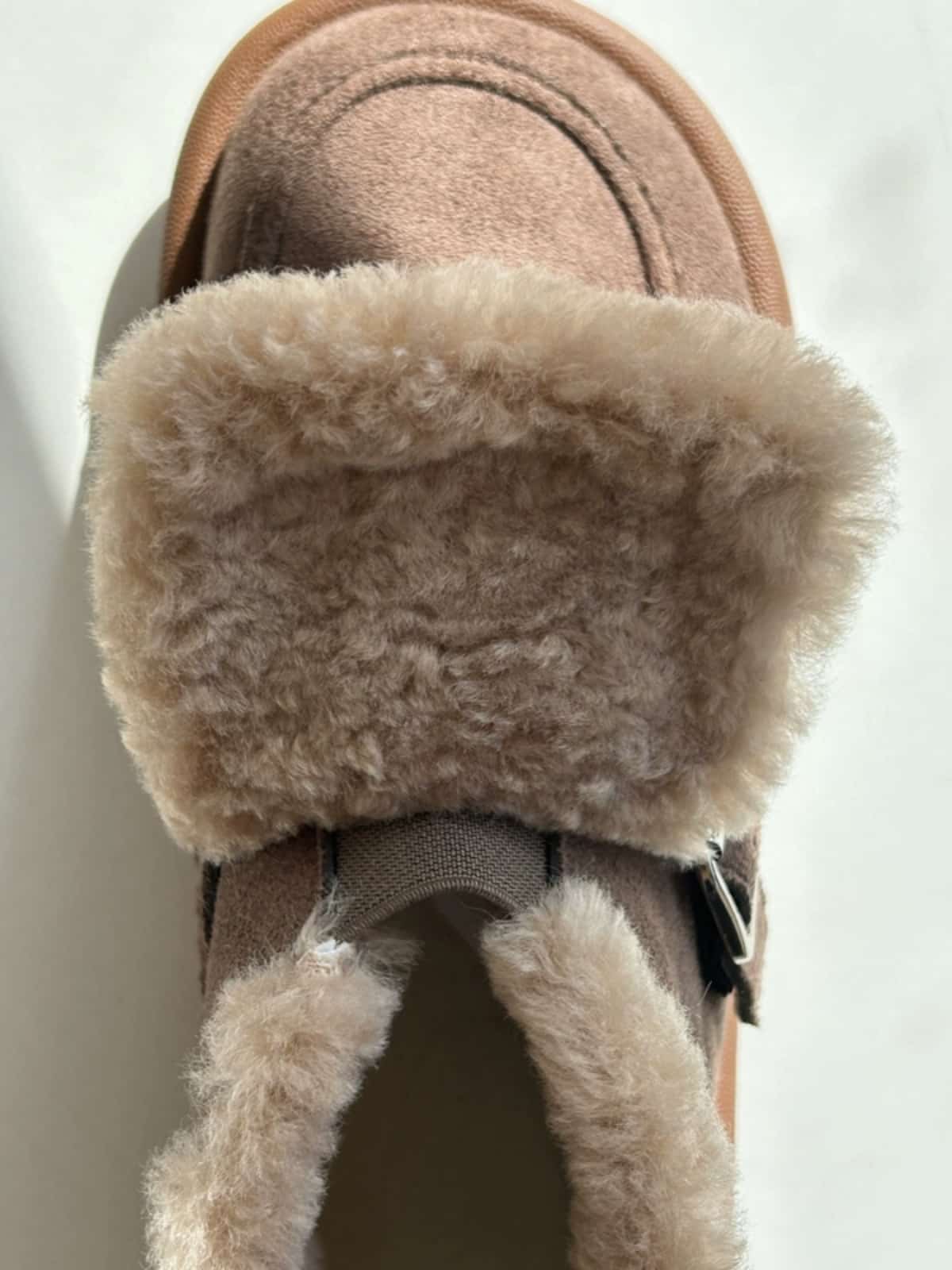 Suede round head flat bottom short boots winter warm velvet soft bottom snow boots