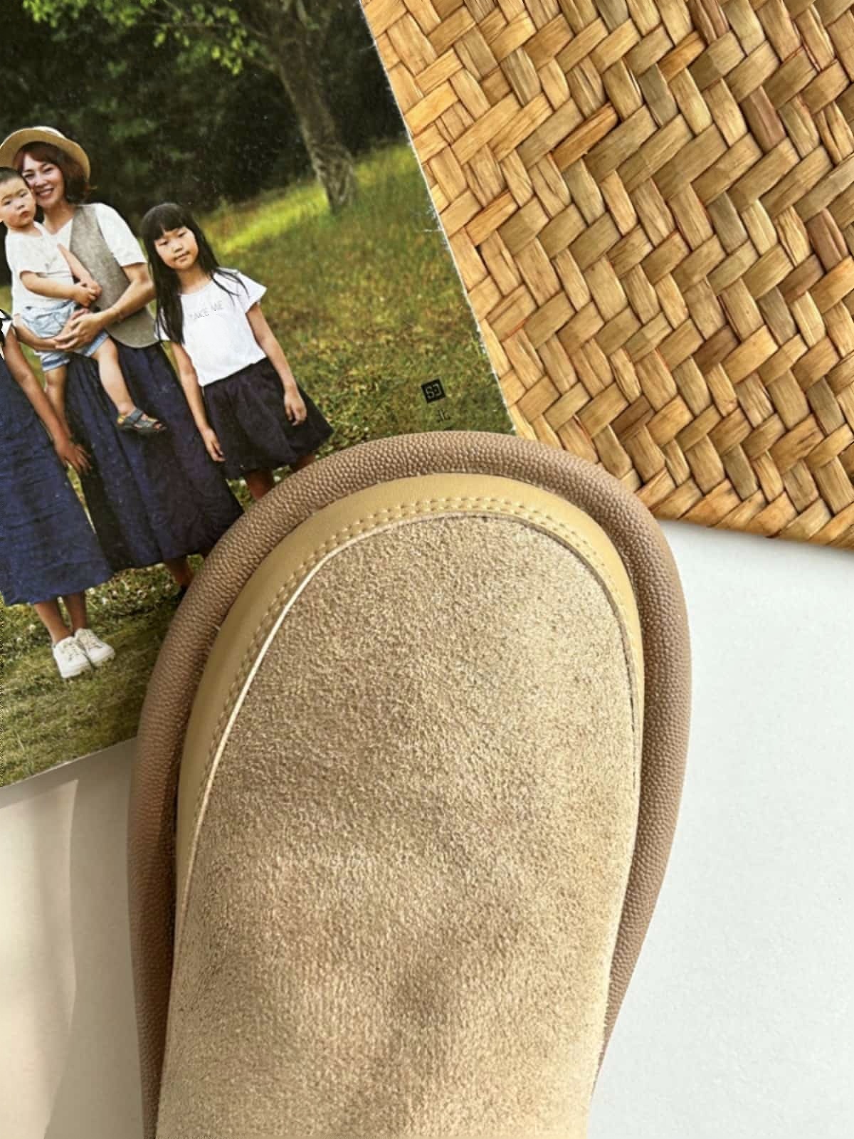 Suede Round Head Flat Boots Autumn and Winter Fashion Versatile Low Heel  Boots Short Boots