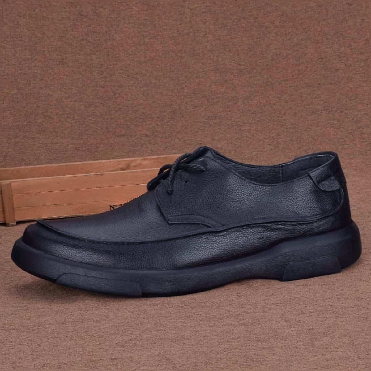 Fashion shoes first layer cowhide business casual men's leather shoes genuine leather platform soft leather European and American men's shoes