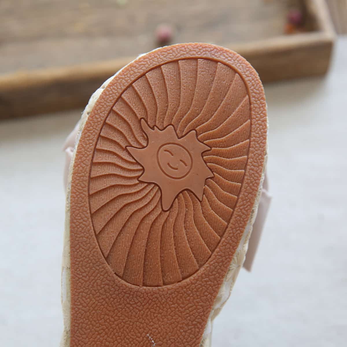 Mesh daisy round head flats summer big bow cotton and linen low heel light mouth single shoes