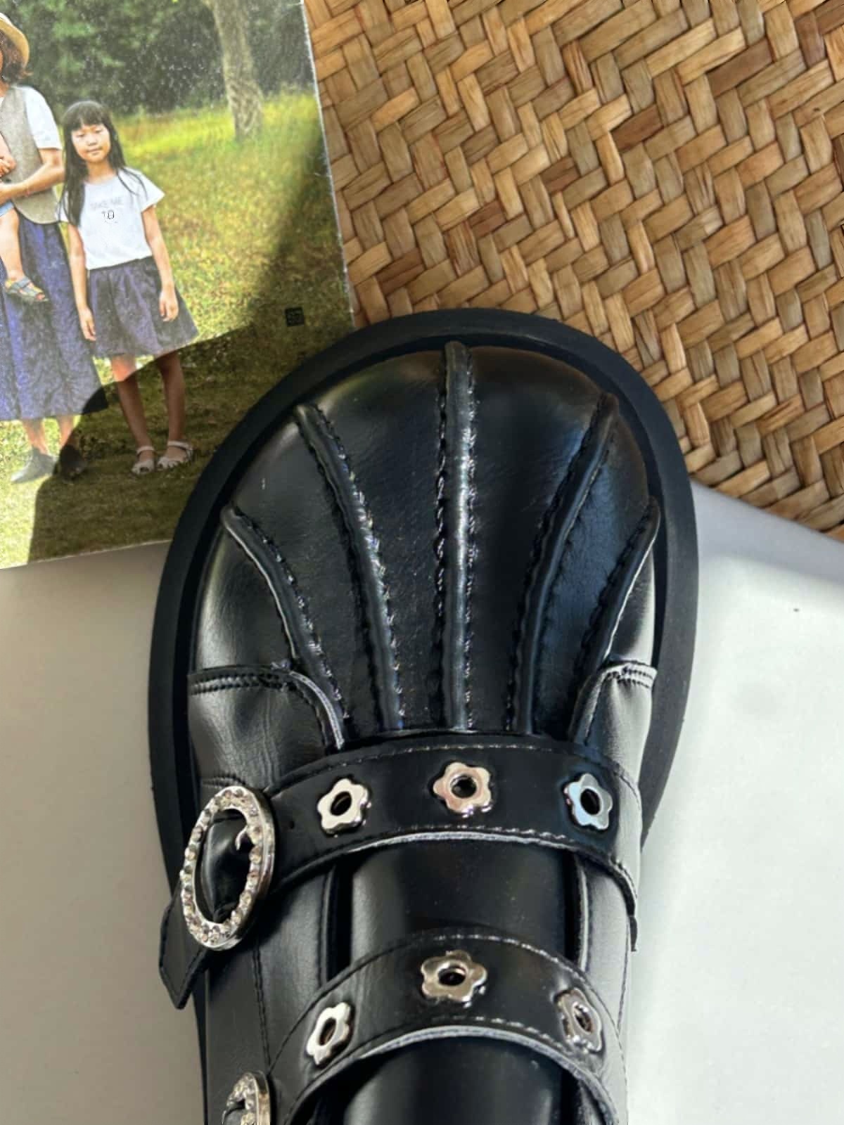 Wool mouth round head thick sole big head shoes winter warm muffin bottom fashion short boots women