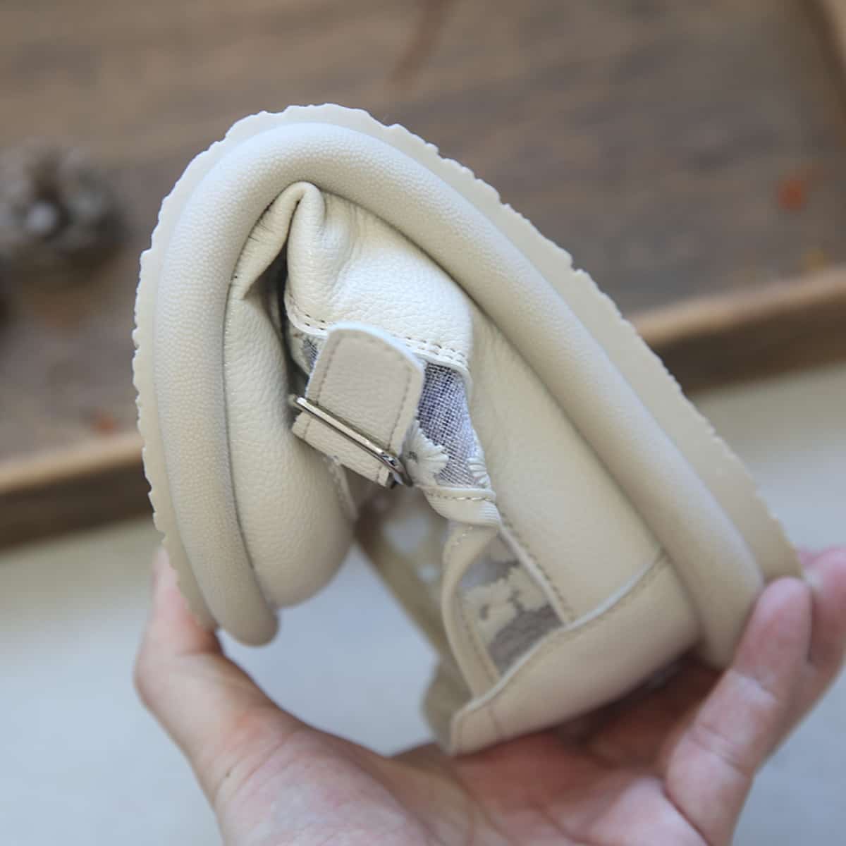 Daisy round head flat shoes cotton and linen handmade comfortable one foot net shoes single shoes summer