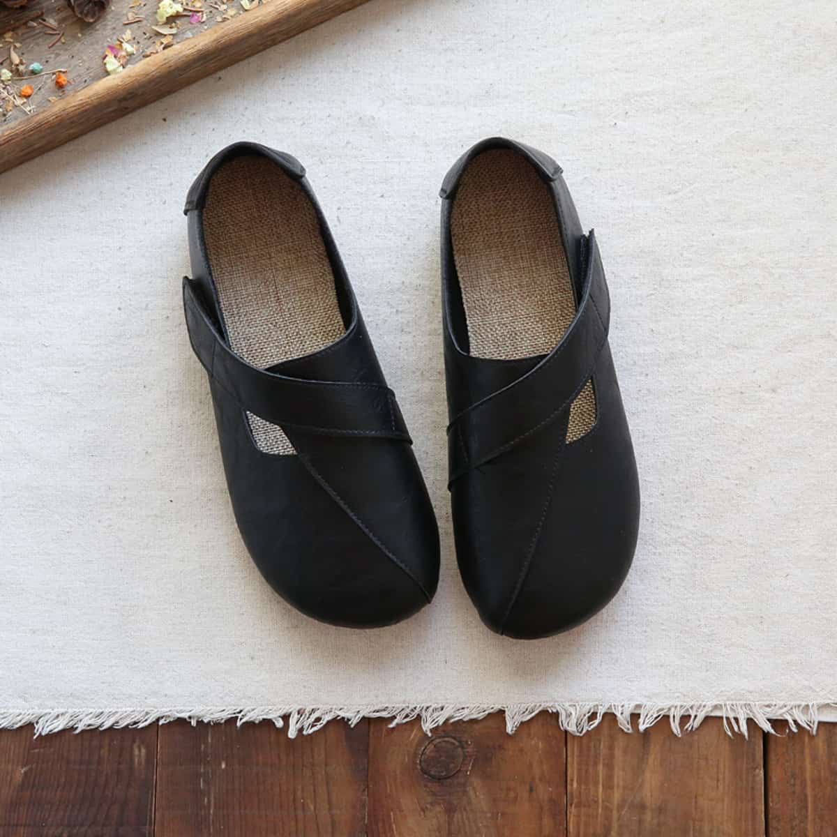Baotou flats summer new handmade comfortable cotton and linen breathable grandma shoes single shoes women