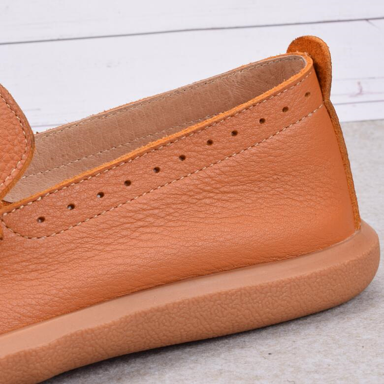 Summer single-layer leather shoes men's genuine leather soft dough beef tendon soft sole breathable driving shoes men's casual men's shoes