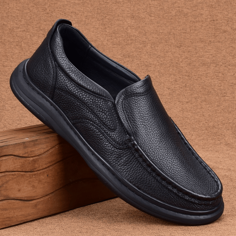 Genuine leather first layer cowhide business casual leather shoes men's non-slip comfortable soft bottom breathable