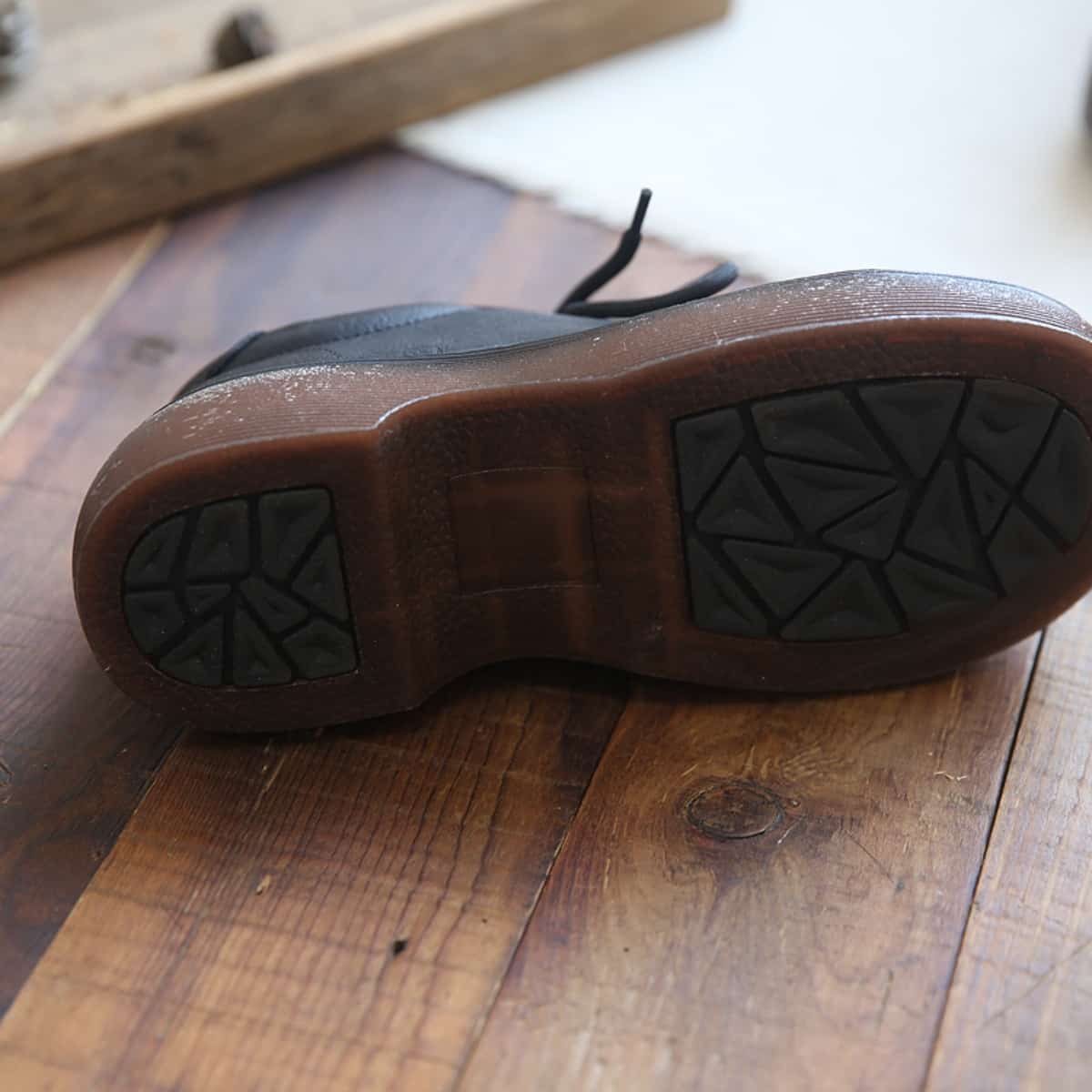 Round head lace-up platform single shoes spring new college style versatile black height-increasing small leather shoes women