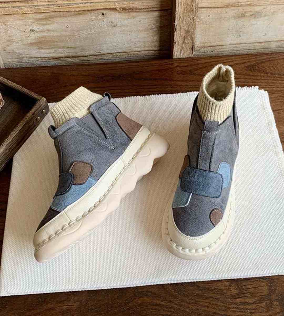 Winter Short Boots Soft Bottom Sock Martin Boots