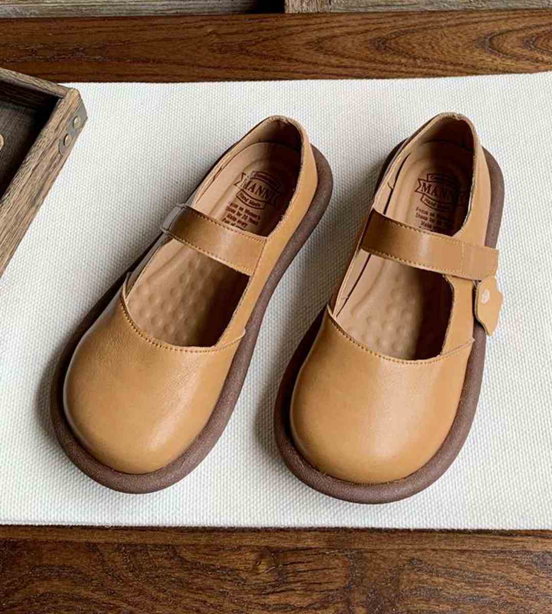 Spring Mary Jane Shoes Genuine Leather Lolita Style