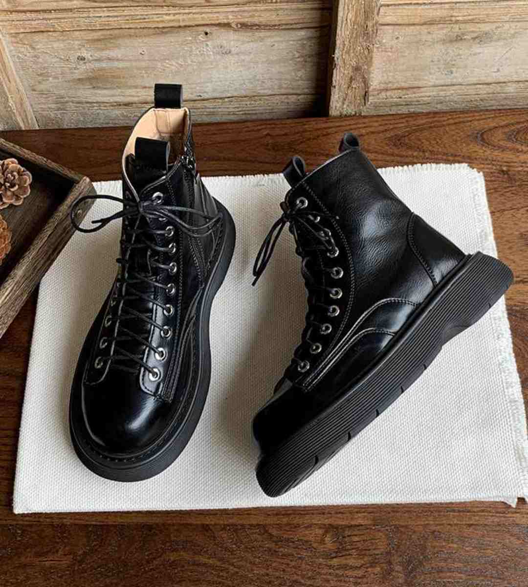 Autumn Winter - Martin Boots - Warm Lined - Cool - Short Boots