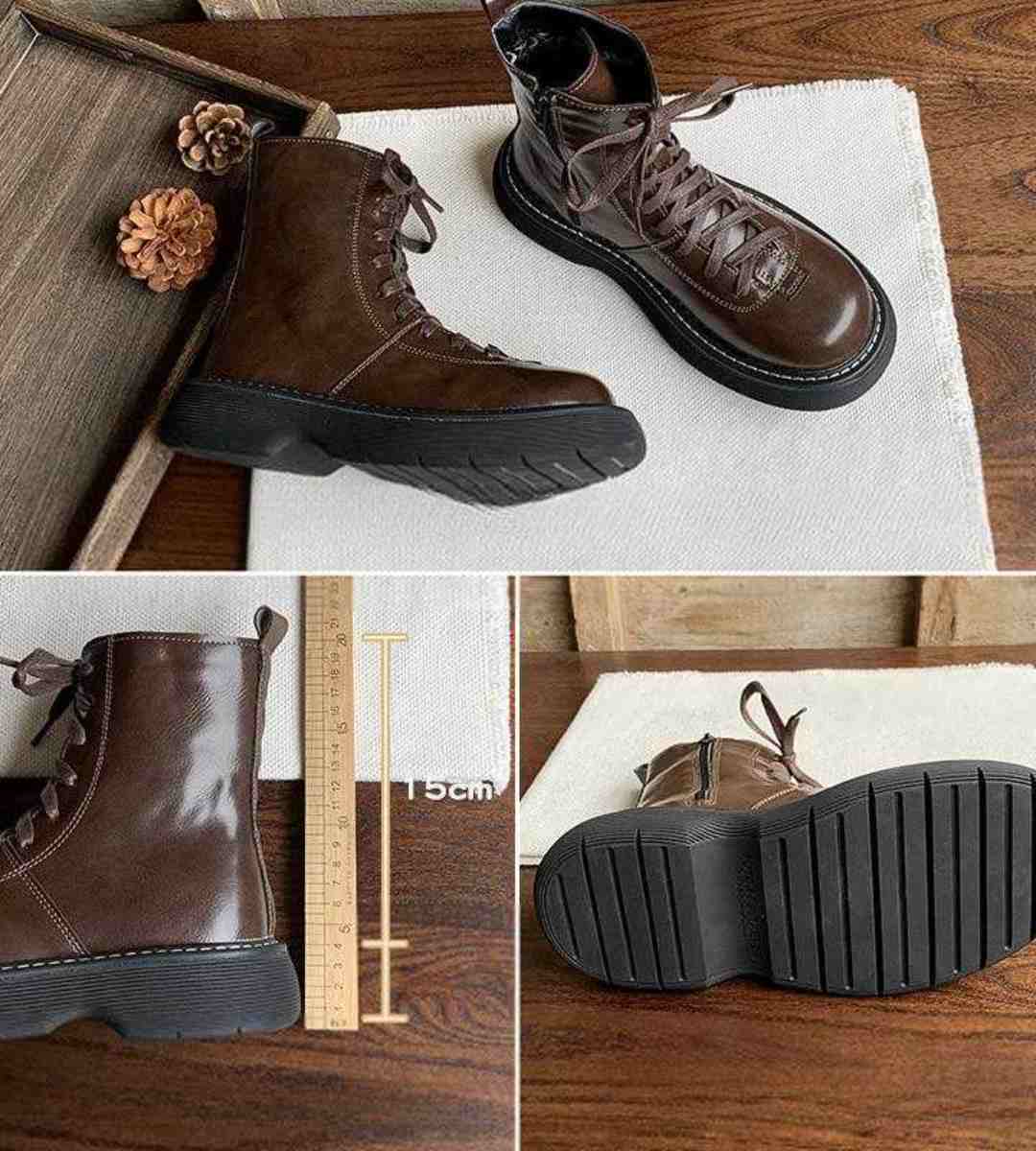 Winter - Ankle Boots - Thick-soled - Retro - Women's Martin Boots