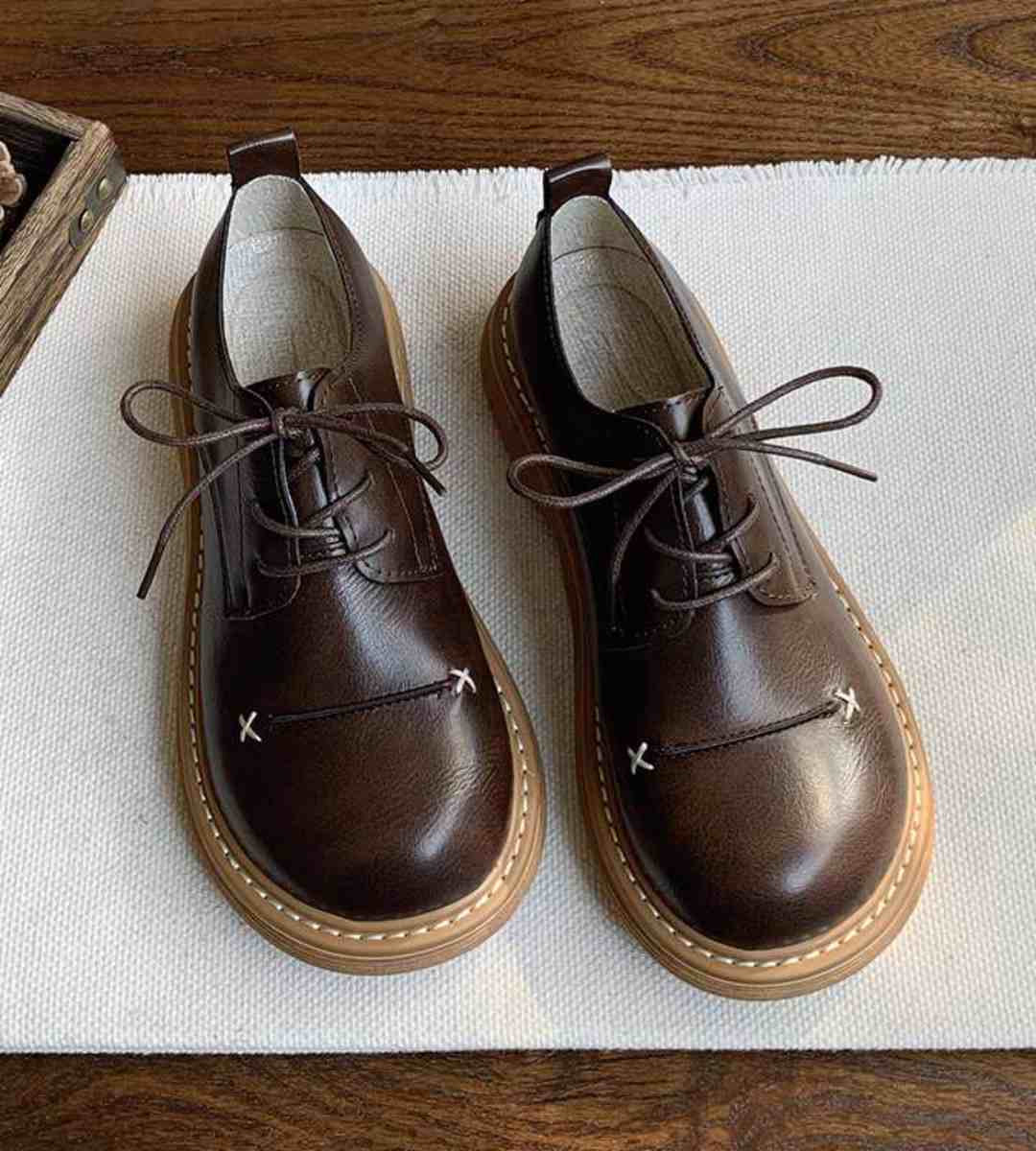Spring - Casual Shoes - Leather - Japanese School Style - Platform