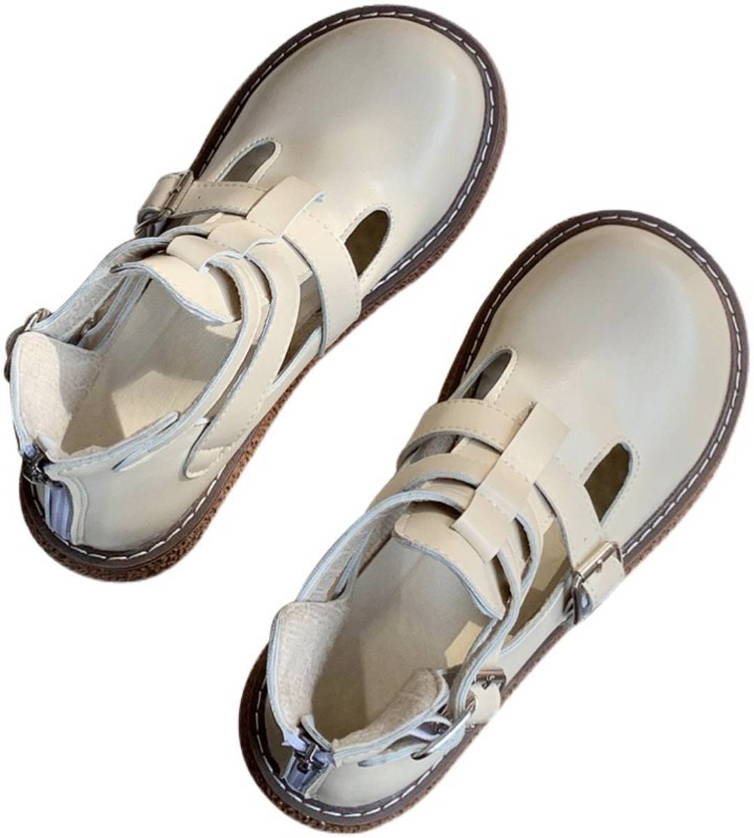 Spring - Shoes - Leather - Lolita - Platform