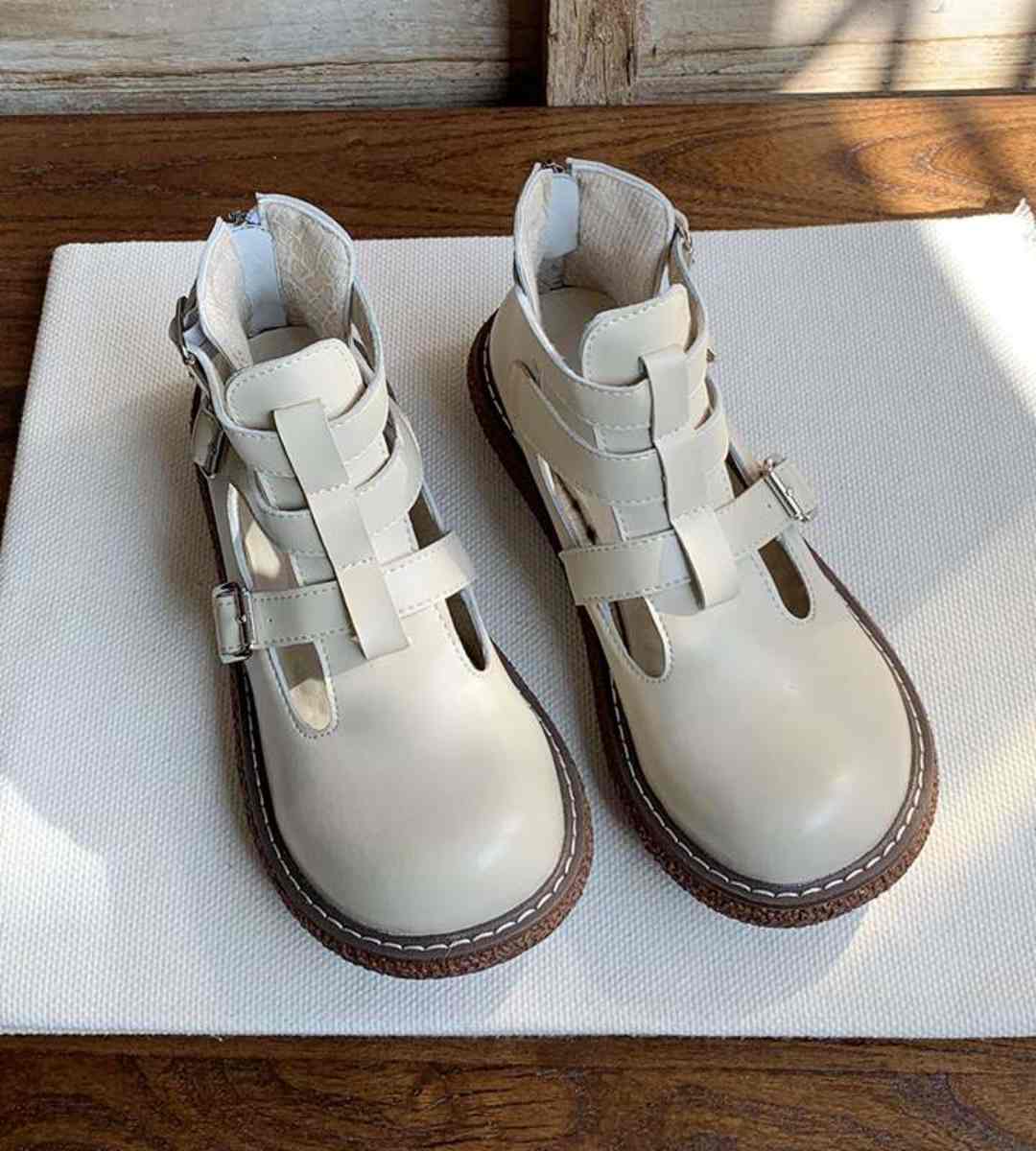 Spring - Shoes - Leather - Lolita - Platform