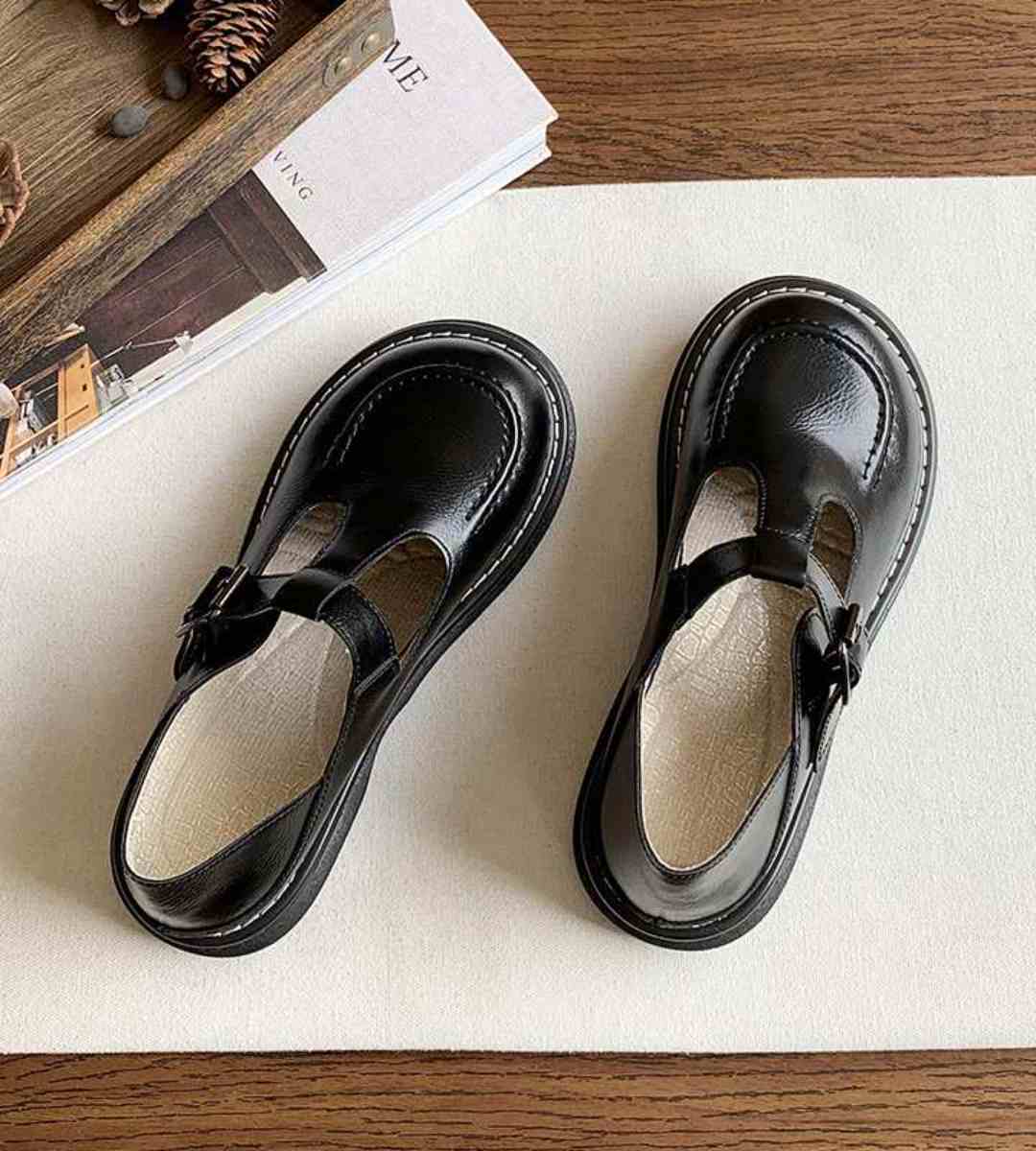 Spring - Oxford Shoes - Leather - Retro - Women's Casual