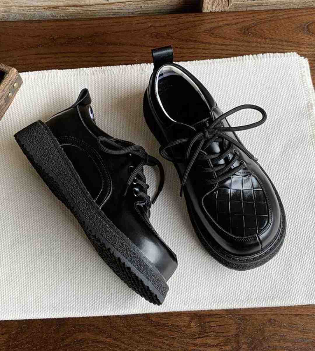 Autumn Oxford Leather Shoes Retro College Style 2024