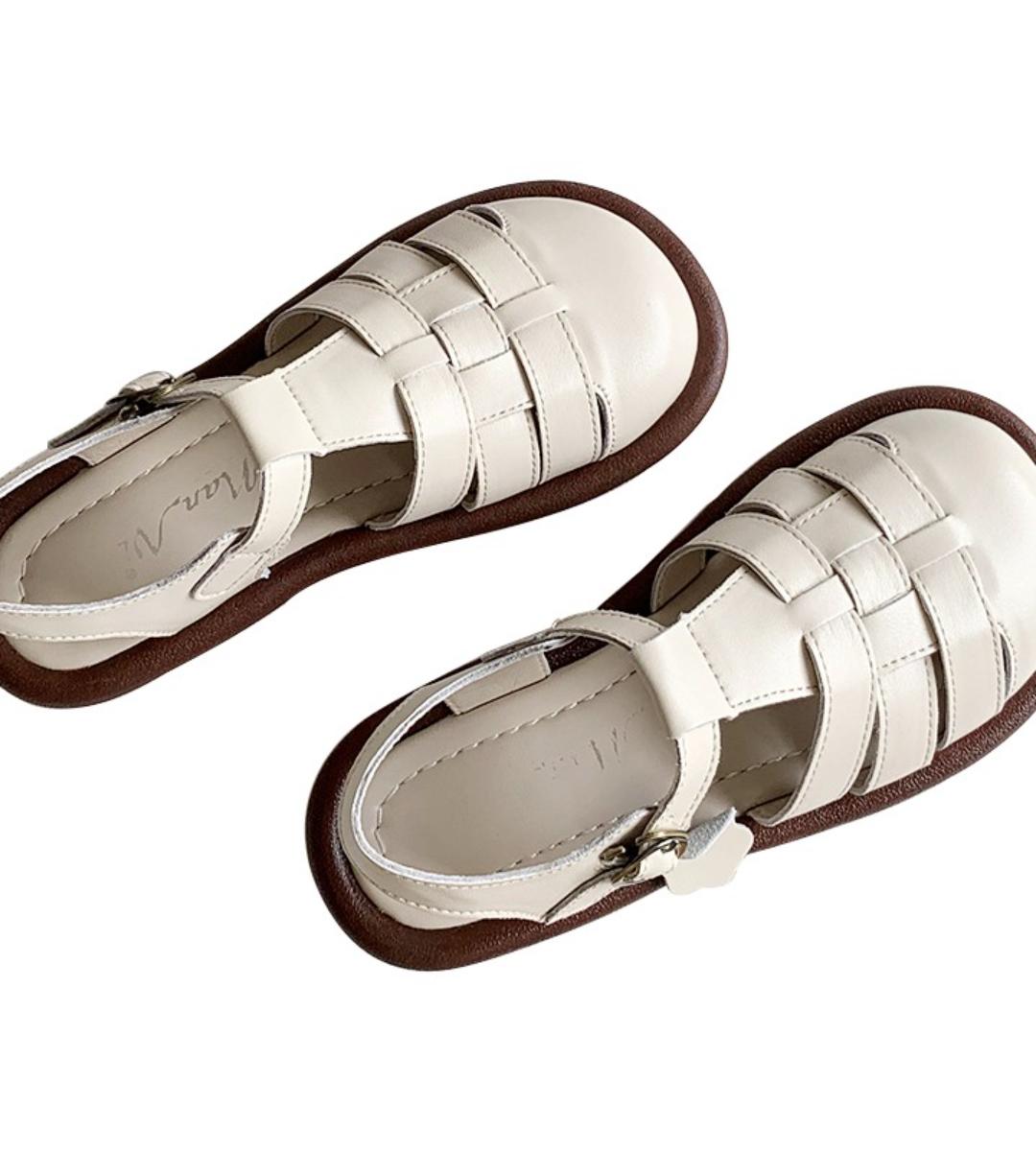 Summer Sandals Genuine Leather Hollow Design Cute Footwear