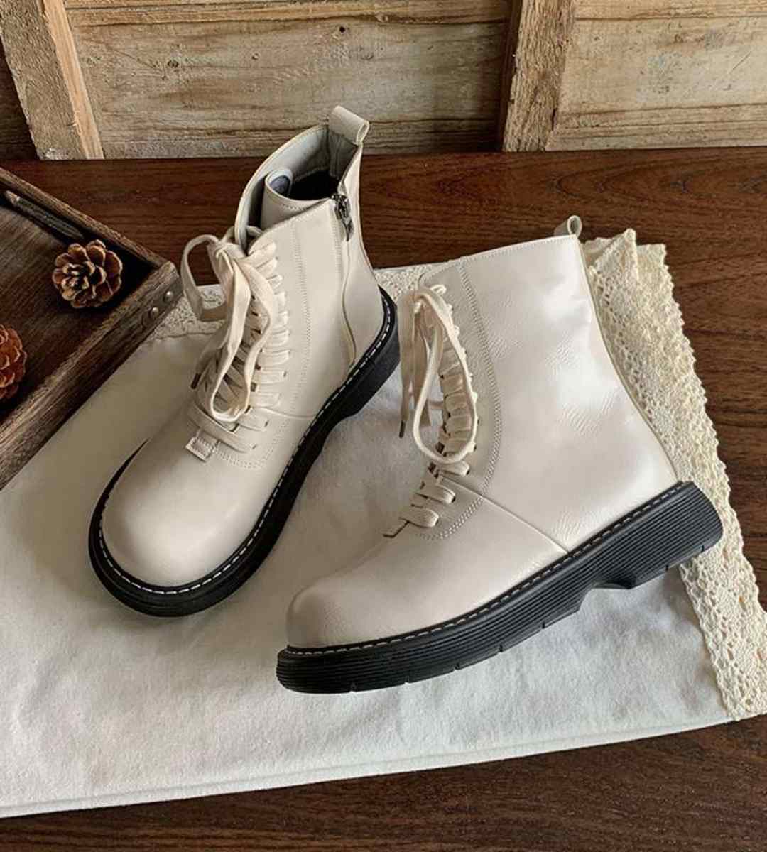 Autumn Winter - Martin Boots - Thick Sole - Retro - Women's