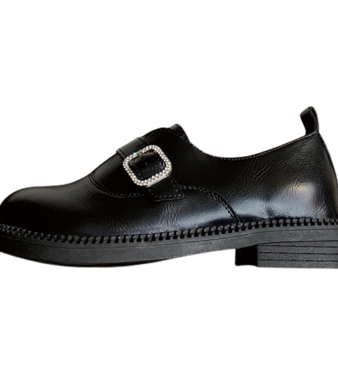 Autumn Oxford Shoes Leather Preppy Style Round Toe Flat