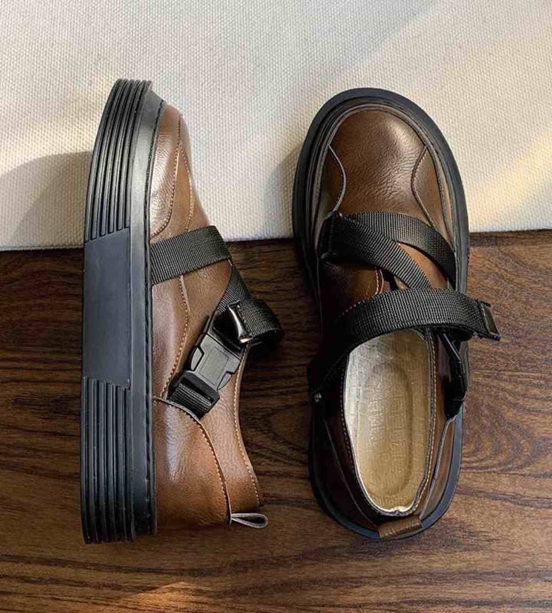 Spring - Shoes - Leather - British Style - Casual Flats