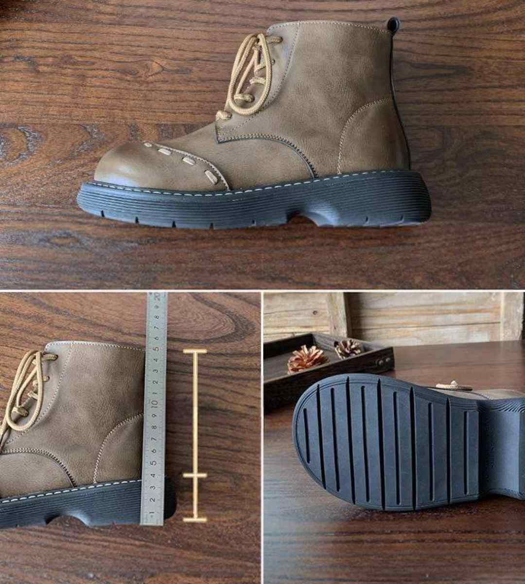 Autumn Winter - Short Martin Boots - Plush - Retro - Women's