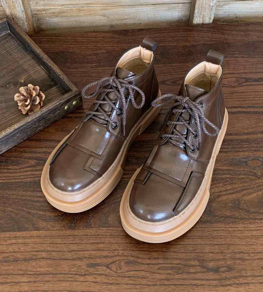 Autumn Winter Short Boots Thick Sole Martin Boots Women