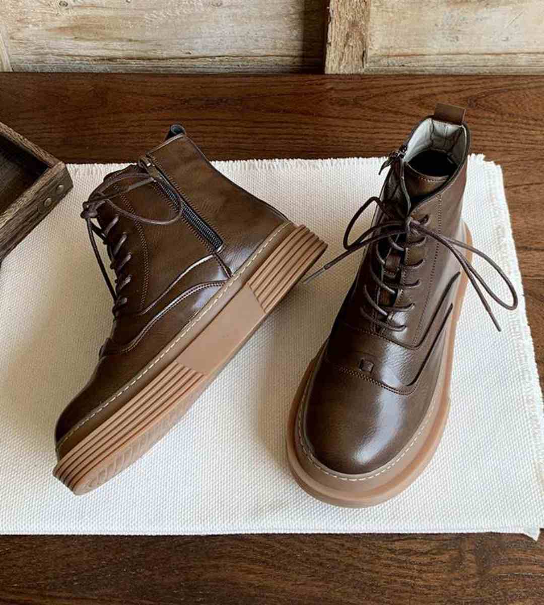 Autumn Winter - Martin Boots - Thick Sole - Vintage - Women