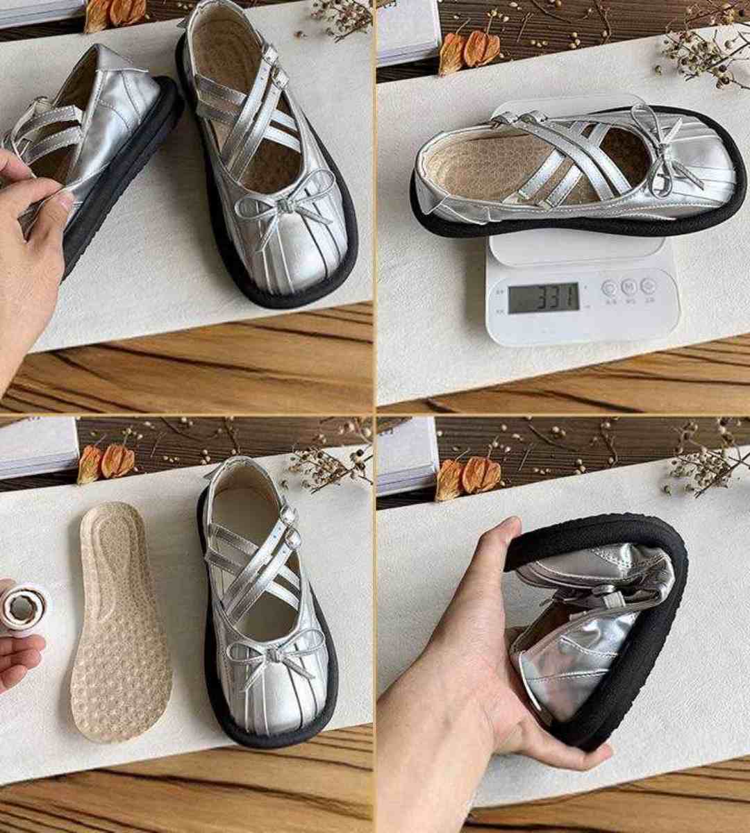 Spring Mary Jane Shoes Leather Lolita Ballet Flats