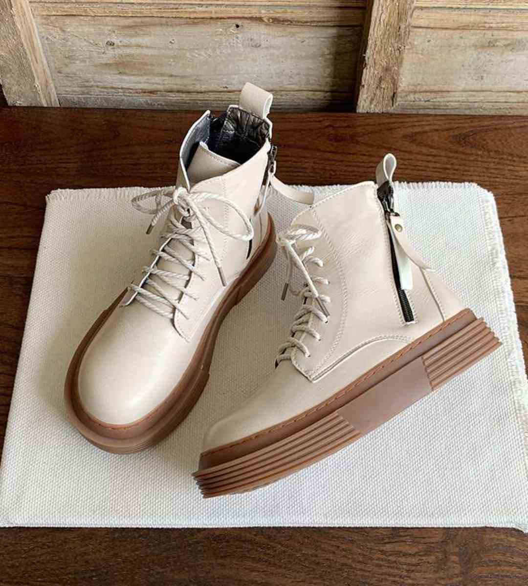 Winter - Ankle Boots - Fleece - Retro - Martin Boots