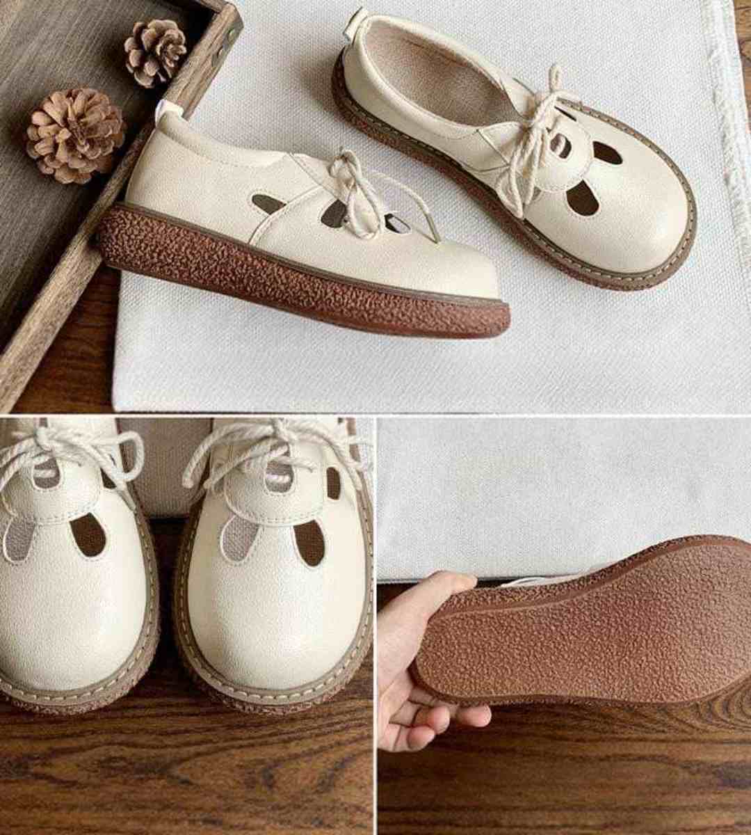 Summer Hollow Out Round Toe Thick Sole Casual Shoes