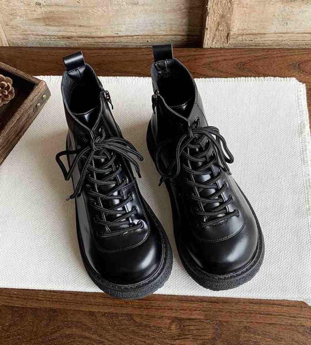 Autumn Winter - Short Boots - Thick-soled - Retro - Women's