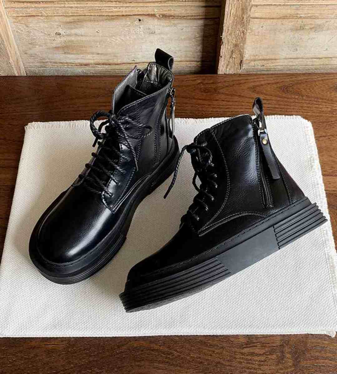 Winter - Ankle Boots - Fleece - Retro - Martin Boots