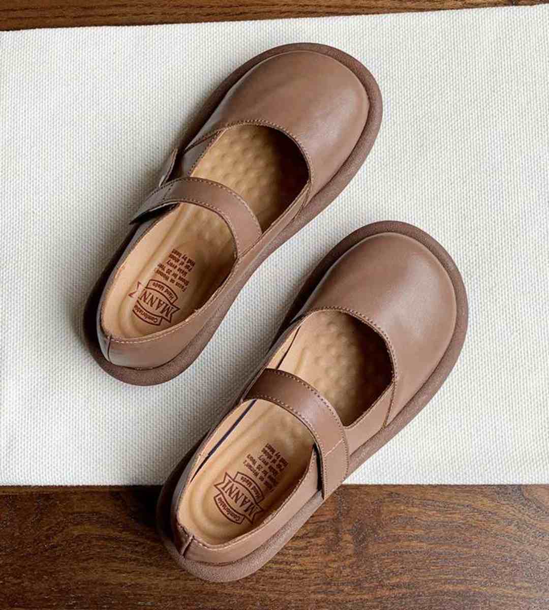 Spring Mary Jane Shoes Genuine Leather Lolita Style