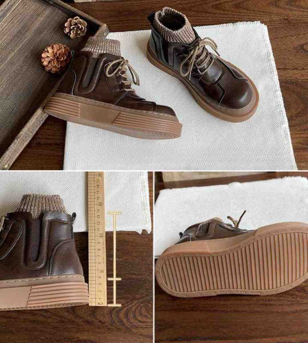 Autumn Winter - Martin Boots - Thick Sole - Literary - Short Boots