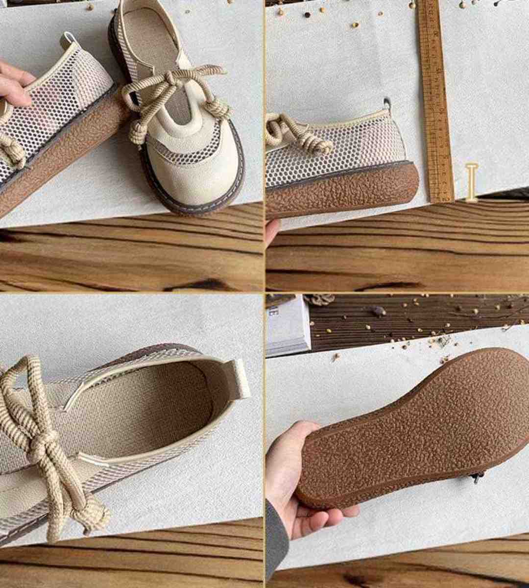 Summer - Mesh Shoes - Cotton Linen - Forest Style - Doll Shoes