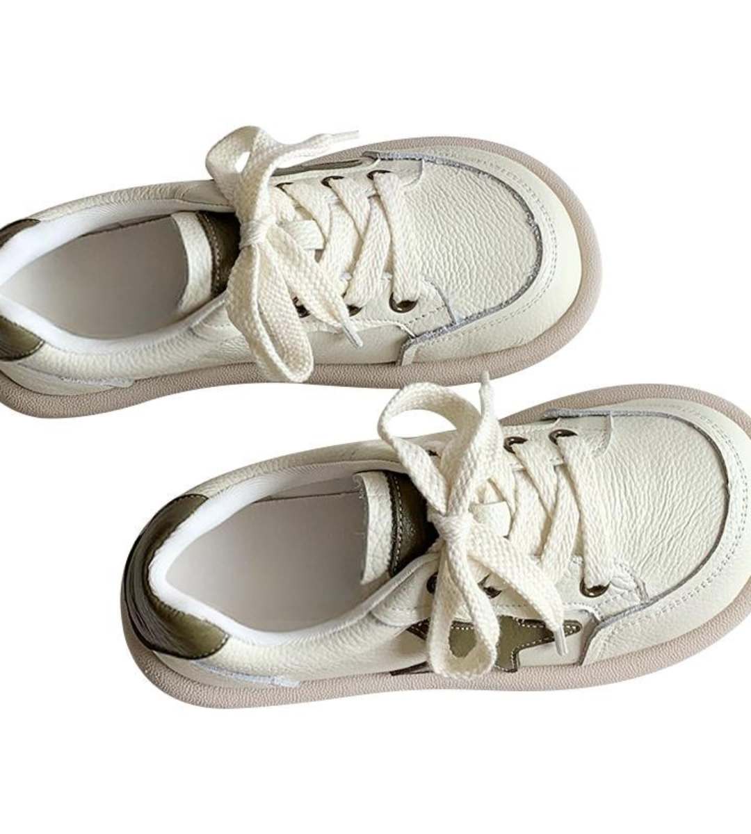 Spring Casual Sneakers Genuine Leather Artistic Women Shoes