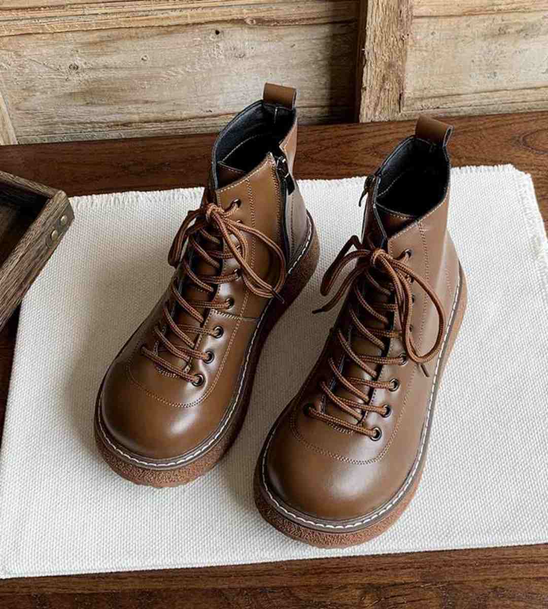 Autumn Winter - Short Boots - Thick-soled - Retro - Women's