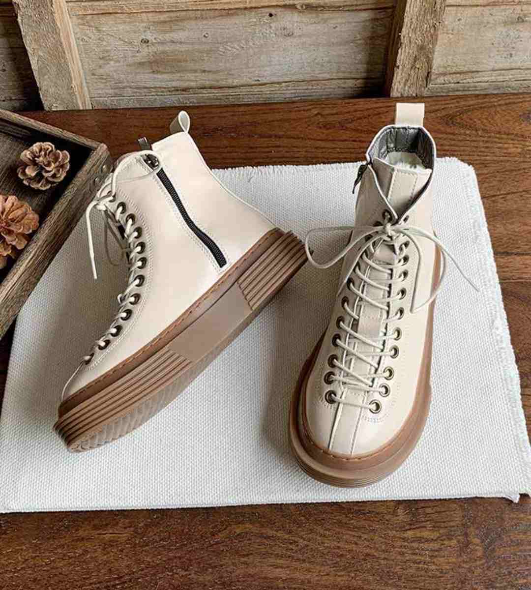 Autumn Winter - Ankle Boots - Thick Sole - Cool - Short Boots