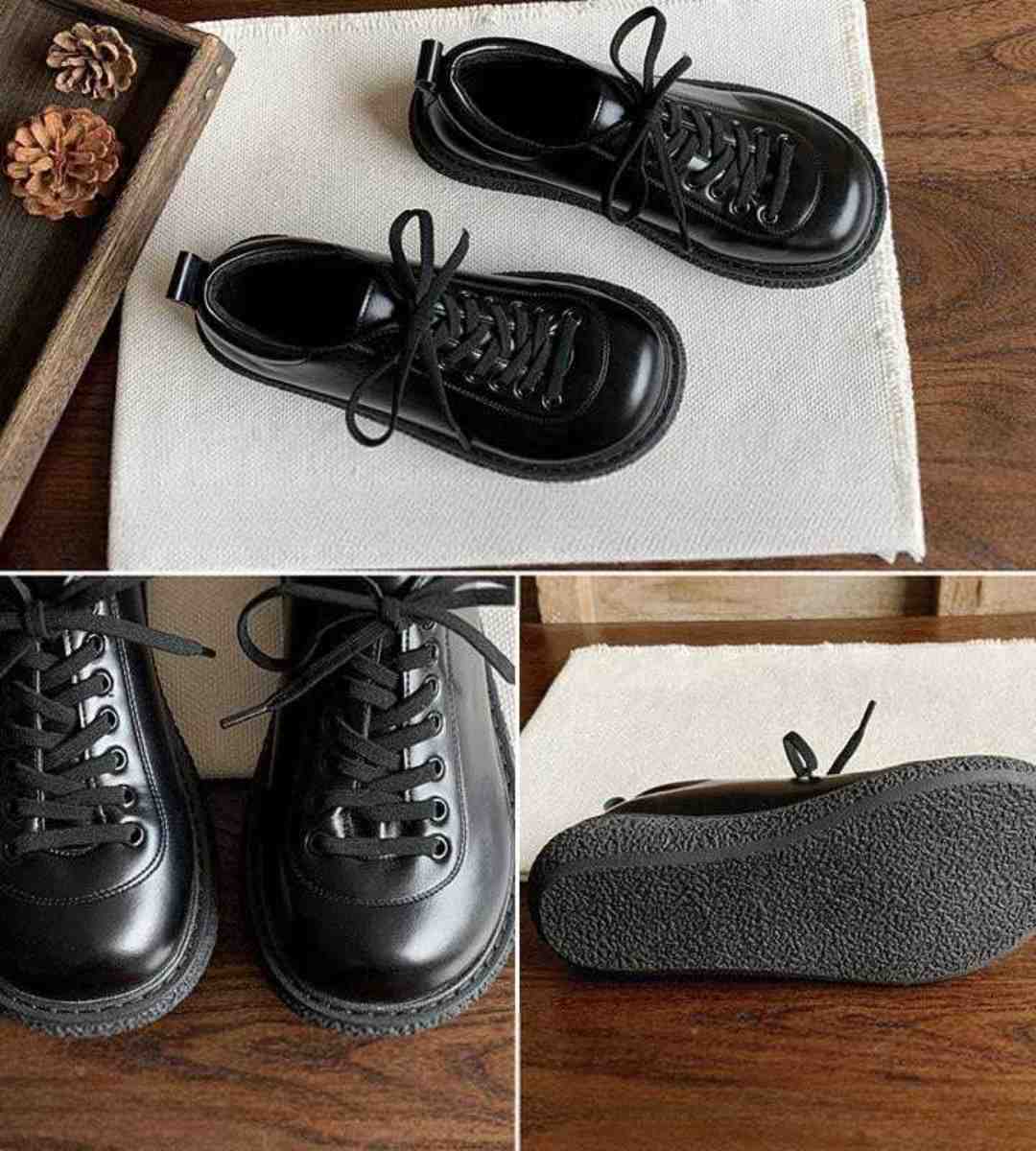 Autumn 2024 - loafers - leather - Japanese school style - casual