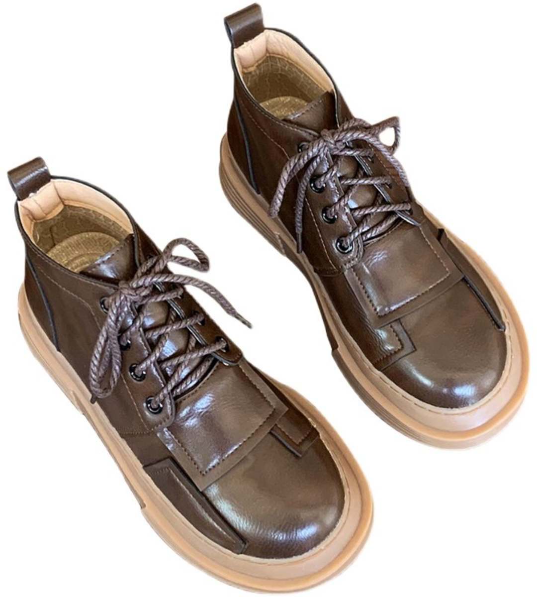 Autumn Winter Short Boots Thick Sole Martin Boots Women