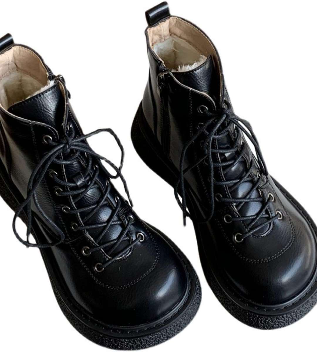 Autumn Winter - Ankle Boots - Thick Sole - Retro Style - Women's