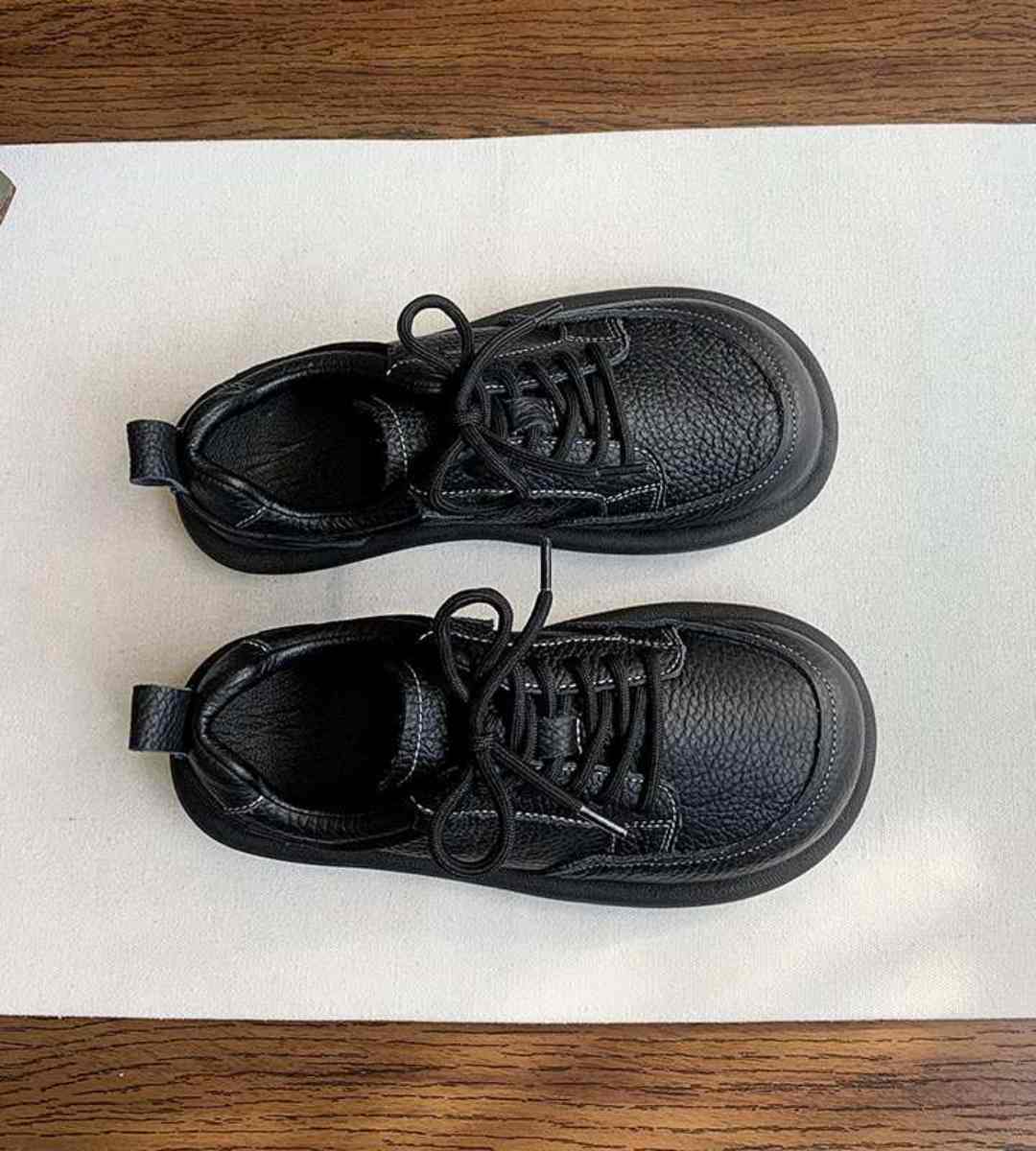 Spring-Ballet Flats-Leather-Preppy-Sneakers